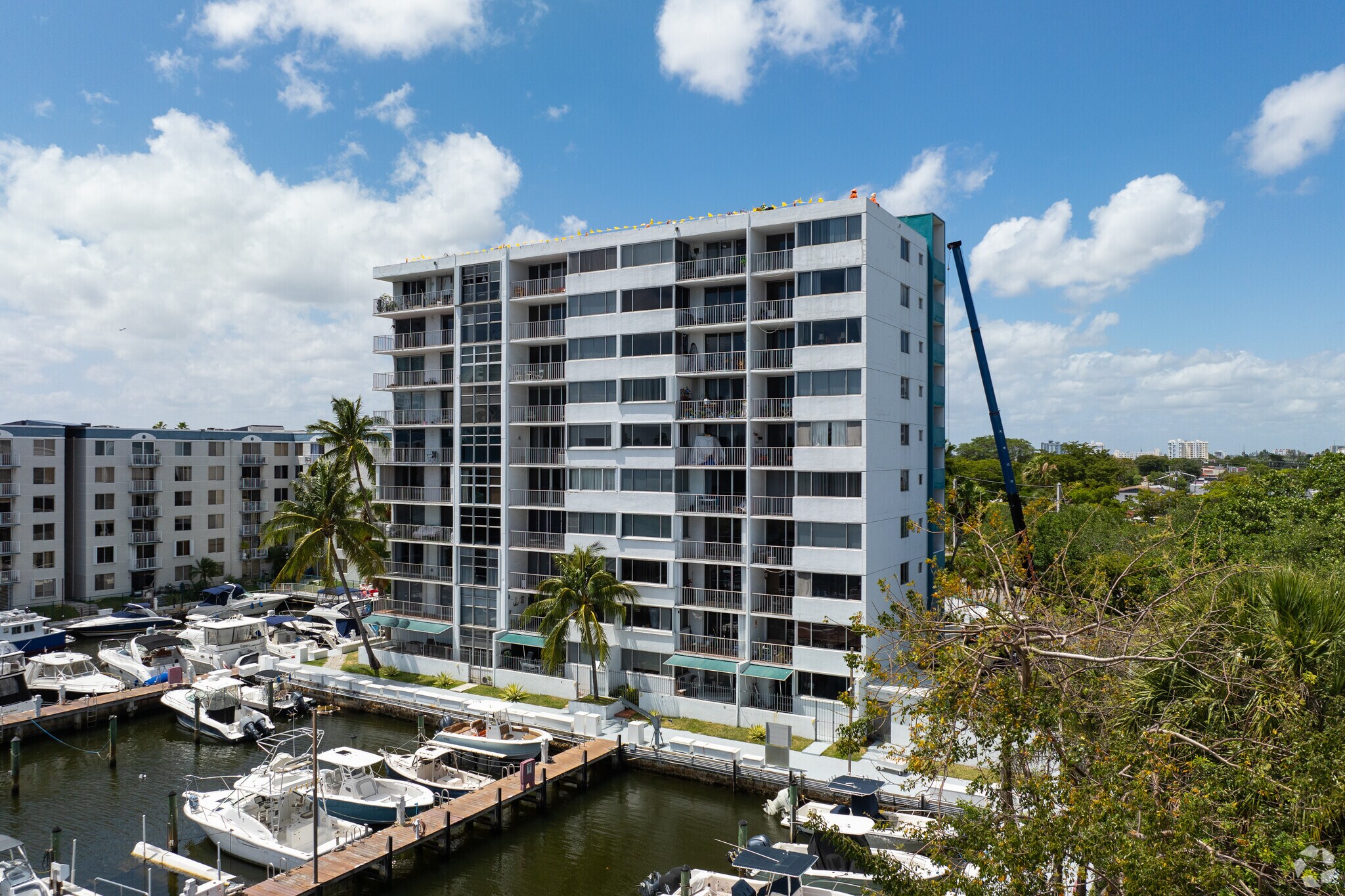 Back View of River Run Condominium